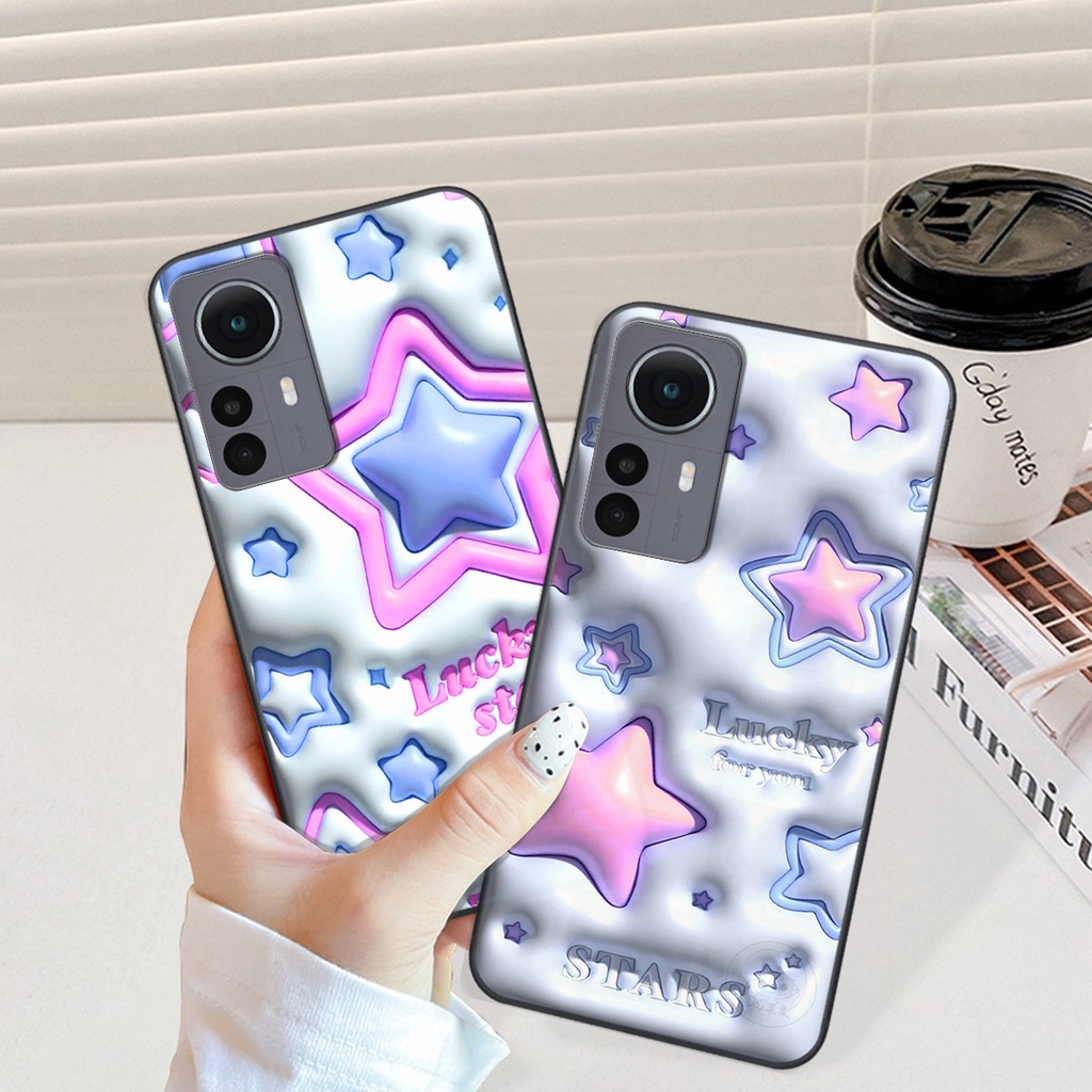 Ốp Xiaomi 12 Pro 5G in phẳng hiệu ứng 3D giả nổi siêu thật, cực xinh, cá tính