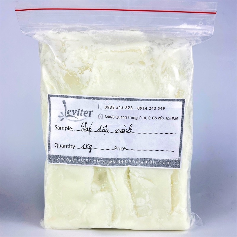 [Nguyên liệu làm nến] Sáp đậu nành làm nến 100gram