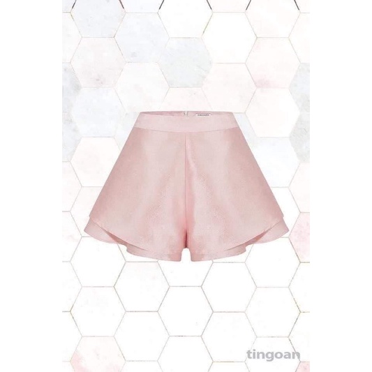 chân váy tingoan + áo len croptop