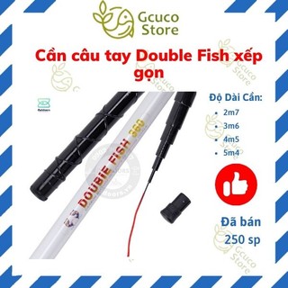 Cần Câu Tay Double Fish xếp gọn 2m7-5m4 chắc chắn.