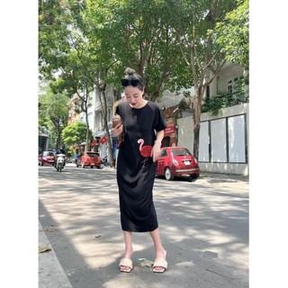 Đầm thun suông HM V374
