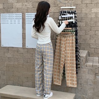 Quần vải sọc caro -9273