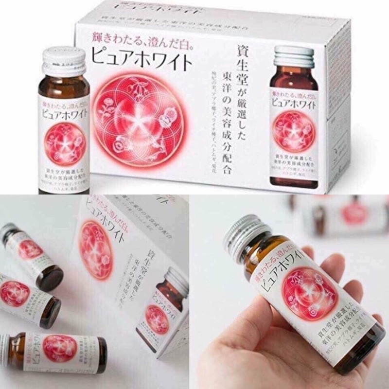 NƯỚC UỐNG ĐẸP DA COLAGEL PURE WHITE HỘP 10 CHAI x 50ml