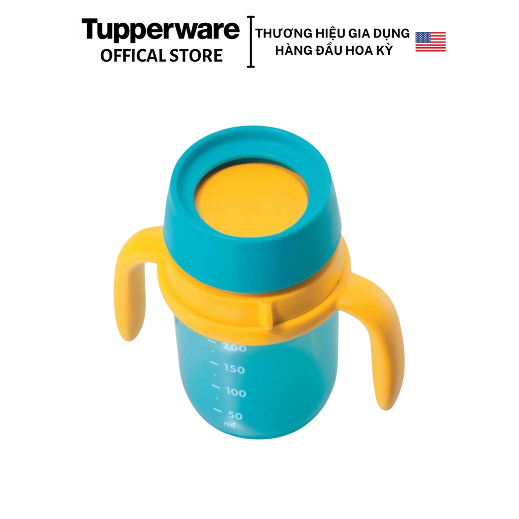 Bình tập uống Tupperware Twinkle Sippy Cup 250ml - Bảo hành trọn đời - Nhựa nguyên sinh PP số 5 - An toàn cho sức khoẻ