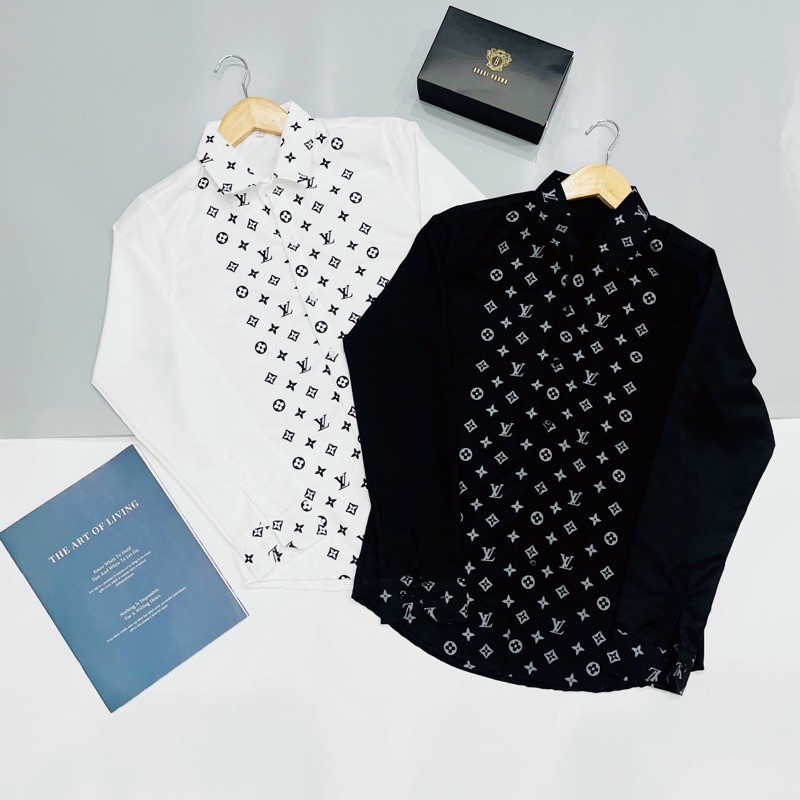 ÁO SƠ MI NAM TAY DÀI IN PHỐI HỌA TIẾT SMTD