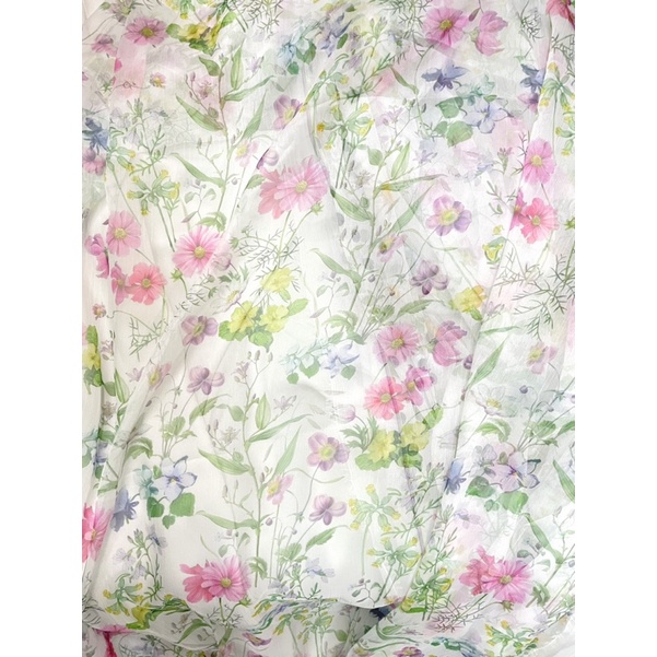 Vải tơ xước hoa cành