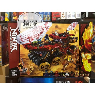Xếp Hình Ninja Cỗ Xe Tanks Sa Mạc Zimo 4021 ( 1178 Mảnh )