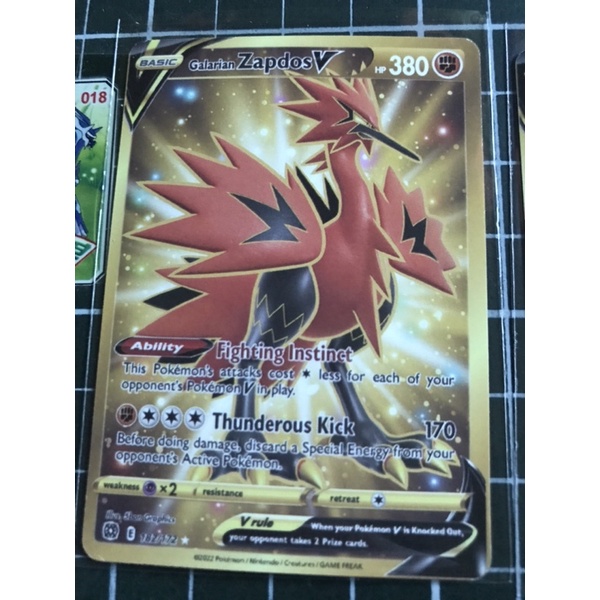 Thẻ Pokemon bộ 3 chim Galar ✔️