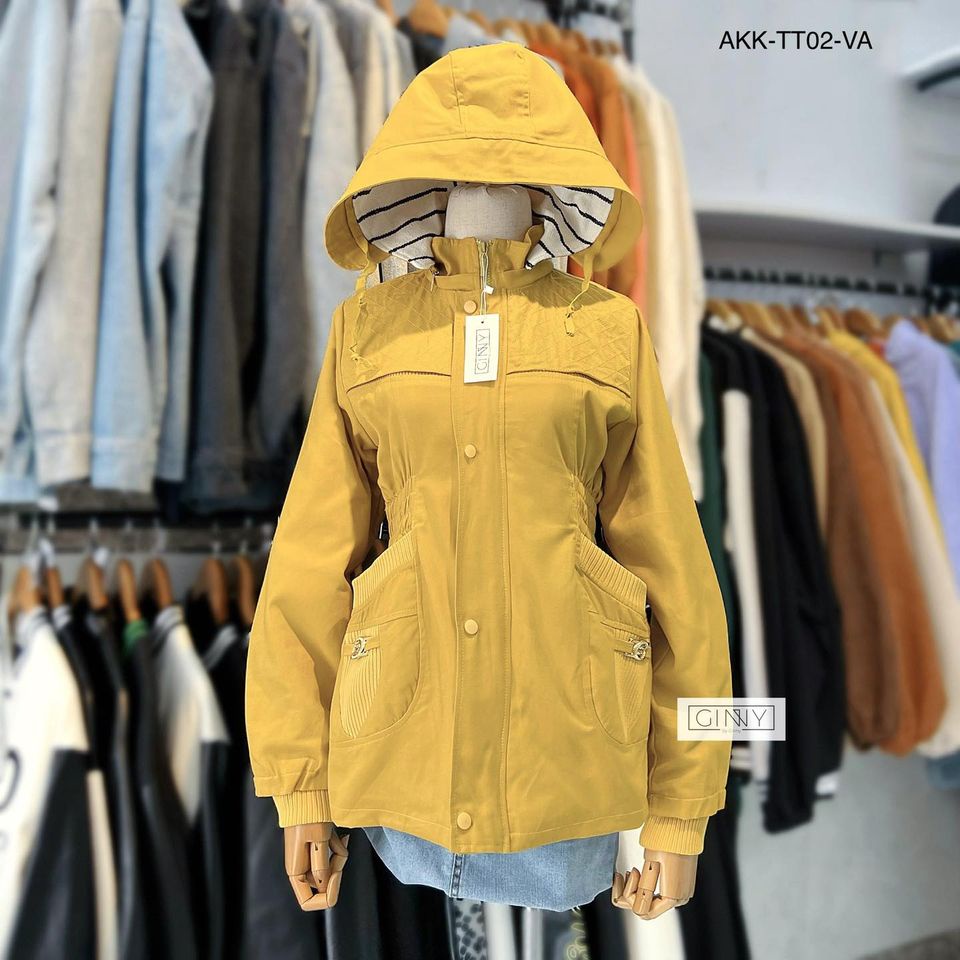 Áo khoác kaki cotton Gigi TT-02 trung niên sành điệu Hot Trend | Ginny.Brand