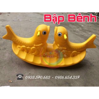 Bập bênh đôi cá chép cho bé mầm non