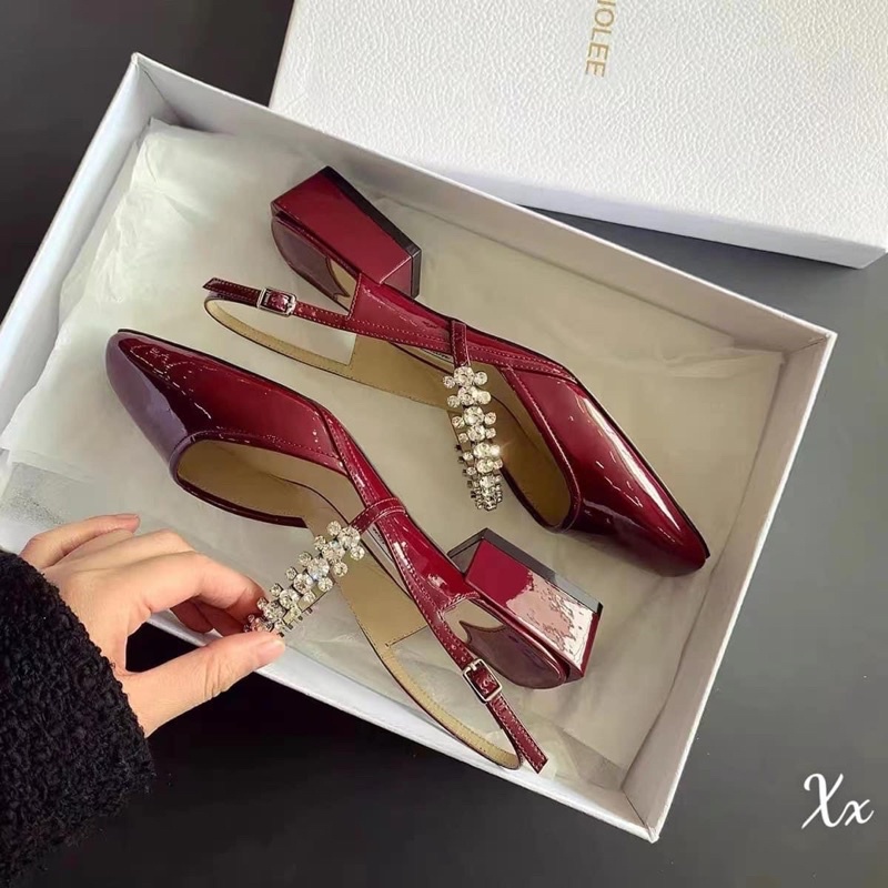 Giày Sandal Slingback Quai Đá Đẹp Xuất Sắc LĐ