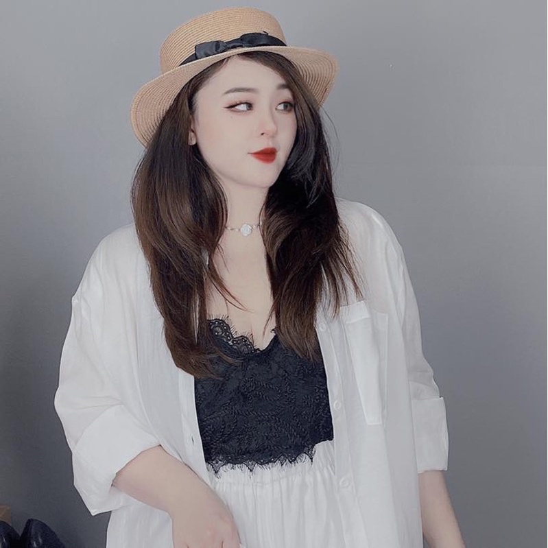 - Áo Hai Dây Bra Ren Loại 1, Chất Liệu Ren Mềm, Bigsize MCK1