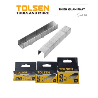 Hộp 1000 kim bấm vương miện chữ u tolsen 43023 43024 43025 0.7x10mm) dùng trong bao bì, thủ công