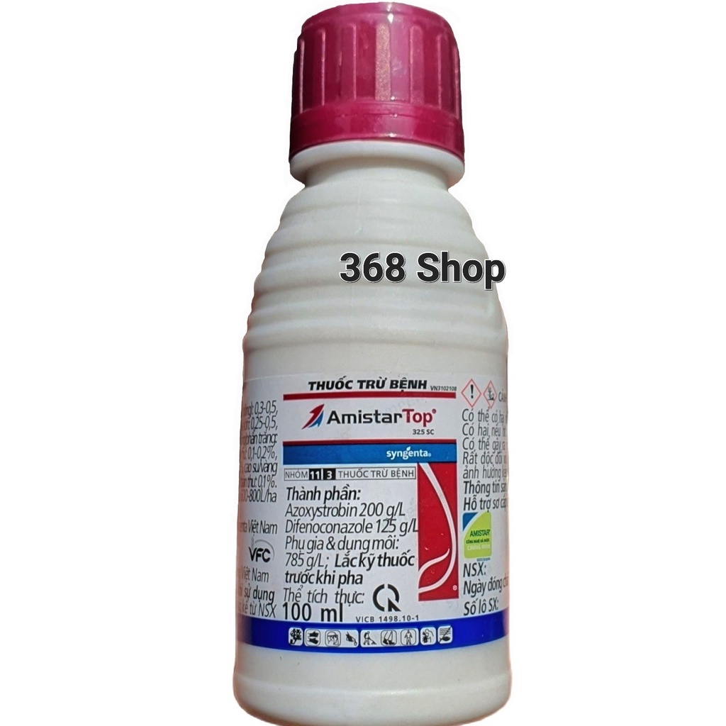 💖Thuốc trừ bệnh Amistar Top (100ml) Syngenta🌱Trừ vàng lá chí n sớm và lem lép hạt, giúp lúa sáng đẹp, tăng năng suất