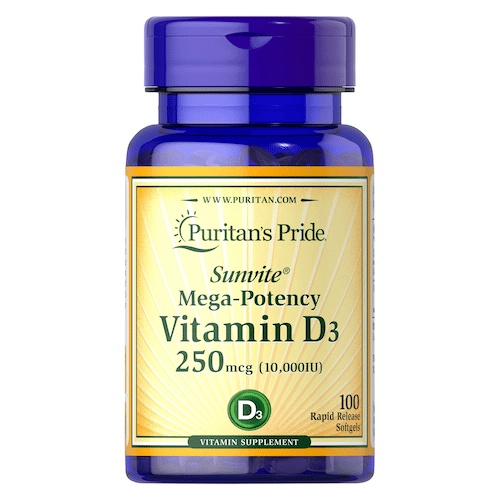 Viên Uống Hỗ Trợ Xương Khớp, Hệ Miễn Dịch PURITAN'S PRIDE Vitamin D3 50 Mcg 200 viên - chính hãng Mỹ