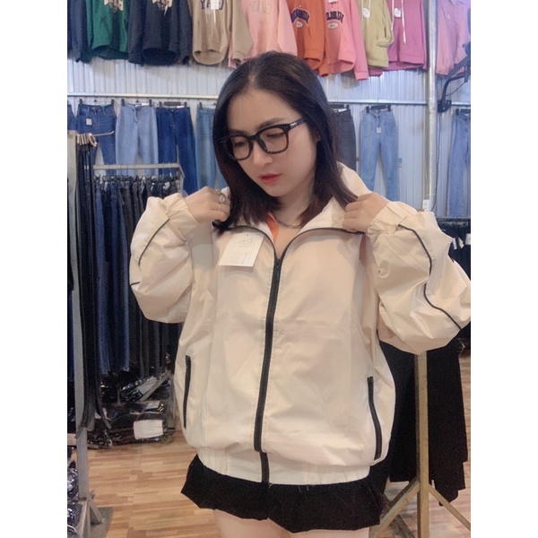 Áo Khoác Dù 2 lớp kèm túi trong