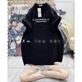 [Ảnh thật] Áo thun unisex in nổi CORNWALL chất cotton khô đủ màu cực đẹp