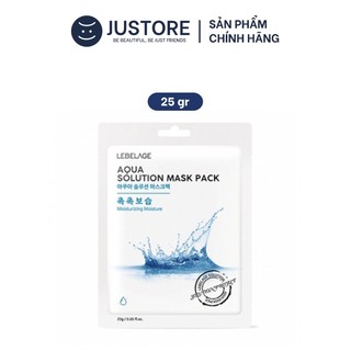 Mặt Nạ Lebelage Aqua Solution Mask Pack Moisturizing Moisture Cấp Nước 25g