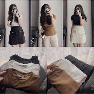 Set 3 áo cổ tròn 𝐇&𝐌 𝐃𝐈𝐕𝐈𝐃𝐄𝐃 Mimee