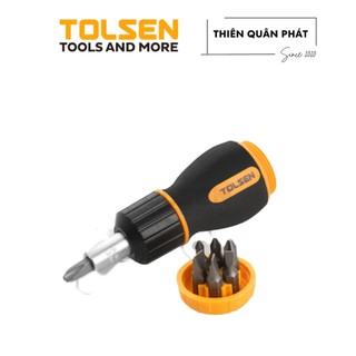 Bộ tua vít đa năng 7 đầu Tolsen 20033 tiện dụng với tay cầm bằng nhựa hạn chế trơn trượt