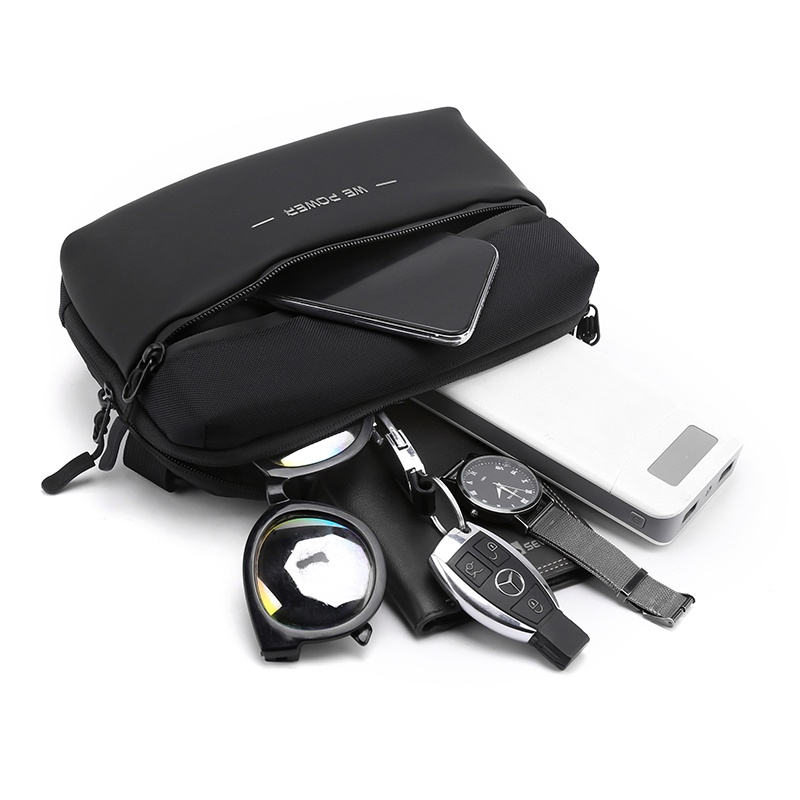 ✪ TÚI ĐEO CHÉO WE POWER NAM NỮ DA PU + OXFORD CHỐNG NÓNG KHI ĐEO