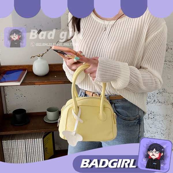 túi xách nữ nhiều màu họa tiết hoa vải thiều [FREESHIP] túi đeo chéo nữ nhỏ phong cách hàn quốc BADGIRL BD7800 | BigBuy360 - bigbuy360.vn