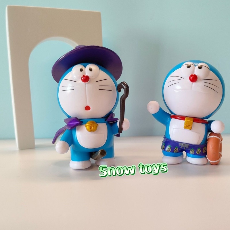 Mô hình Doraemon - đồ chơi bé Mon Mèo Ú doremon dễ thương hướng nghiệp đầu bếp bartender phù thủy cử tạ họa sĩ cứu hộ