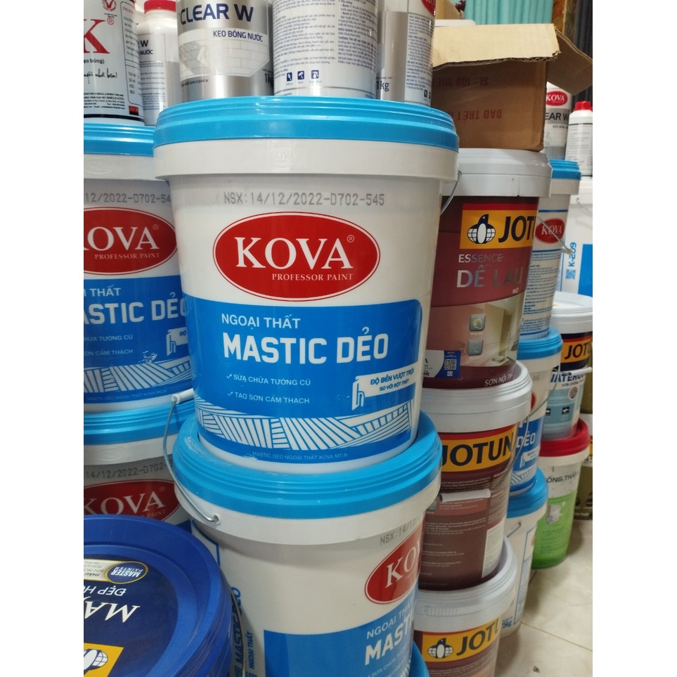 Bột dẻo ngoại thất Kova thi công đá cẩm thạch
