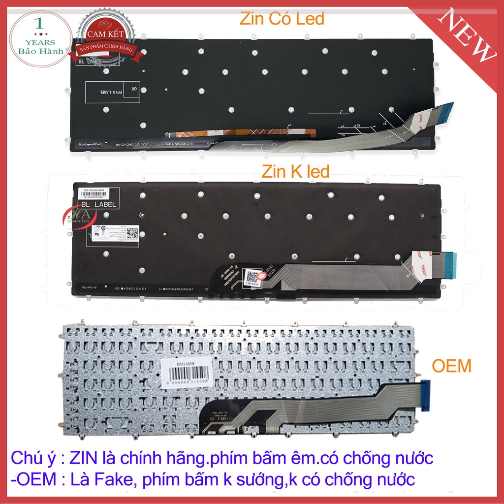 Bàn Phím Dell Vostro 3581