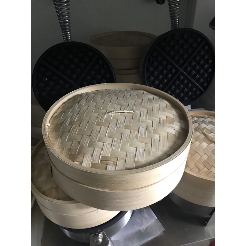 Xửng hấp tre tự nhiên hấp bánh bao, dimsum nhiều kích thước 15/20/25/30CM