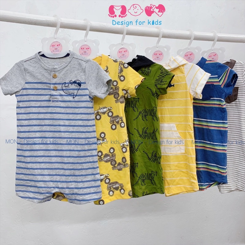 (Size 18-24m) Bộ body đùi romper xuất dư Car.ter's cho bé trai (chọn mẫu)