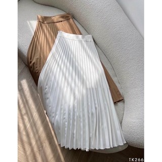 Chân váy xếp li dài
