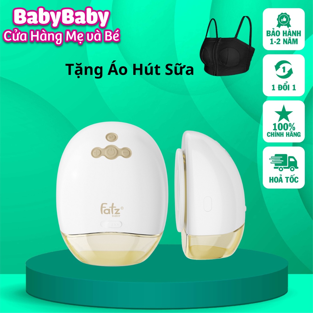 Máy hút sữa điện rảnh tay và không dây fatz baby - freepro - fb1270bt - ảnh sản phẩm 1