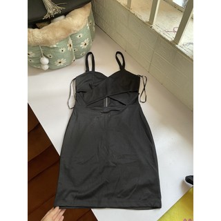 (Thanh lý đồ cá nhân) Đầm ôm 2 dây hở eo bụng Forever 21