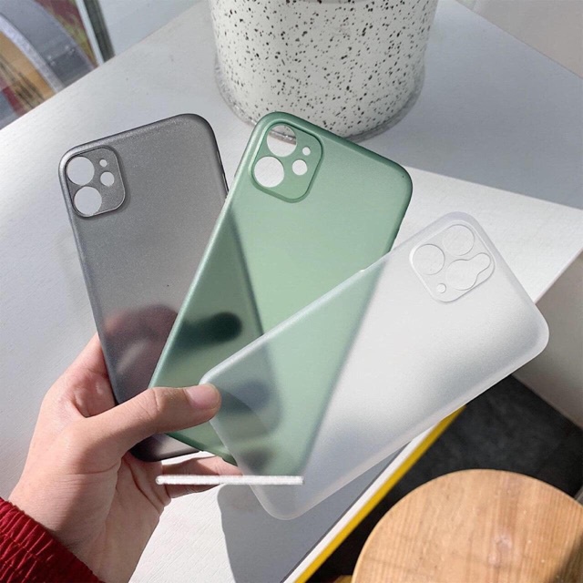 Ốp lưng iphone đẹp siêu mỏng Chống Vân Tay Lụa giấy nhám 6/7/7plus/8/8plus/x/xs/11/12/13/pro/max/plus/promax