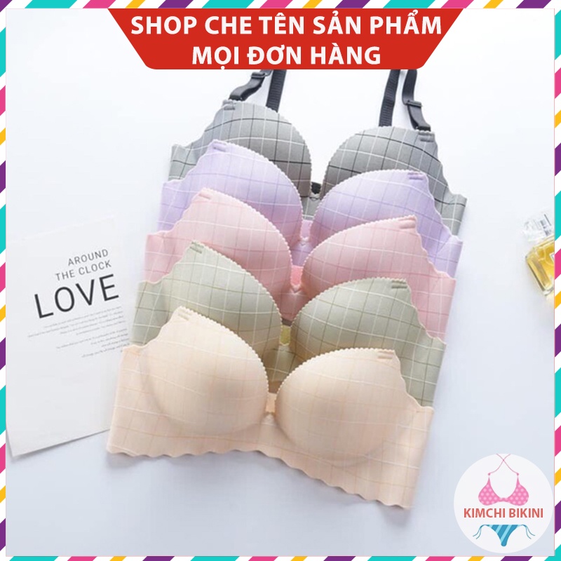 ÁO NÓT SU MUỐI TIÊU KHÔNG GỌNG CHỐNG HẰN MỠ KIMCHIBIKINI ÁO LÓT ĐỆM DÀY 3-4CM NÂNG NGỰC TỐT AL032