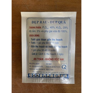 Phân bón lá SIÊU VƯỢT Long Phú (17g), Đẹp rau - Đẹp quả