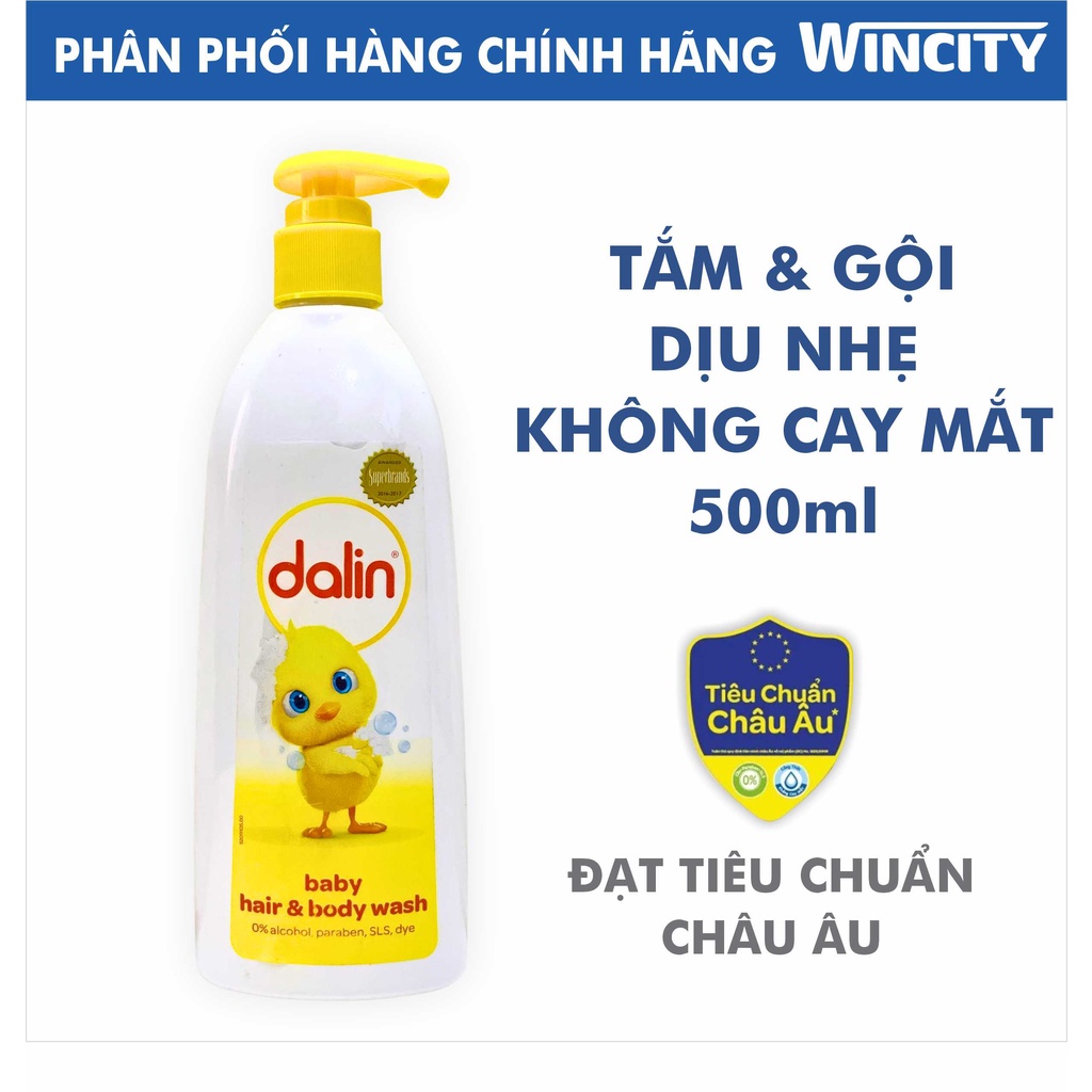 Tắm & Gội toàn thân cho trẻ em Dalin 500ml – SX Tại Thổ Nhỉ Kì