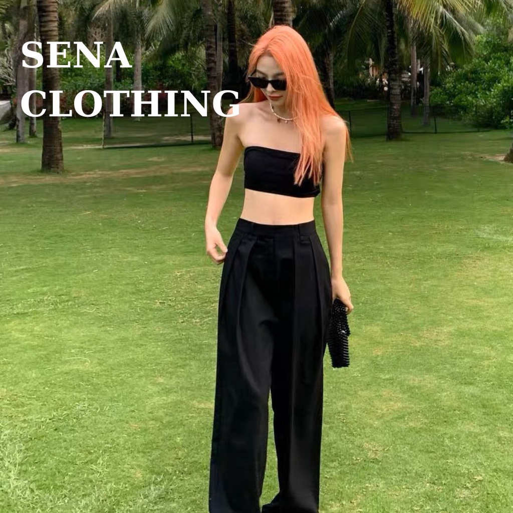 Áo ống croptop nữ ôm sexy chất thun cotton, áo quây ngang màu trơn mặc trong vest/sơmi