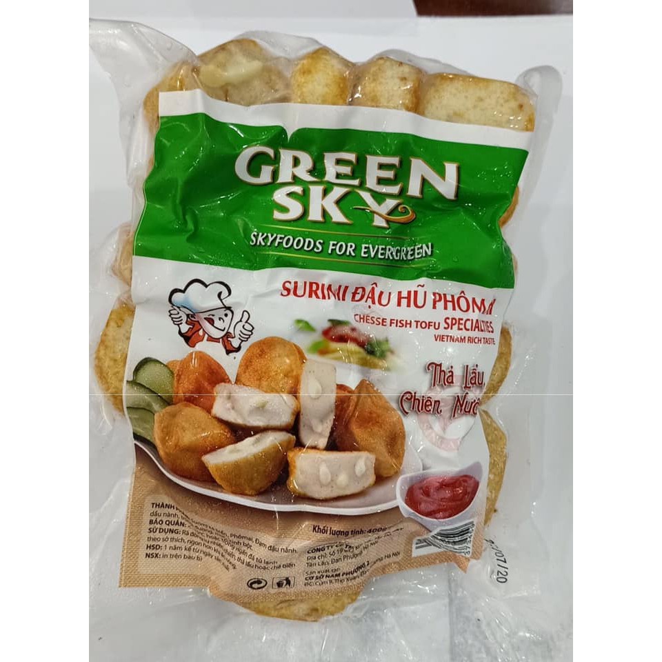 Đậu Hũ Hải Sản Phô Ma siêu nhiều phomai, đậu hũ phomai 500g