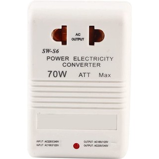 Adapter đổi điện 220V-110V, Revolve TH-1010, 80 Watt (Sử dụng cho máy cắm tinh dầu Plug của Mỹ)