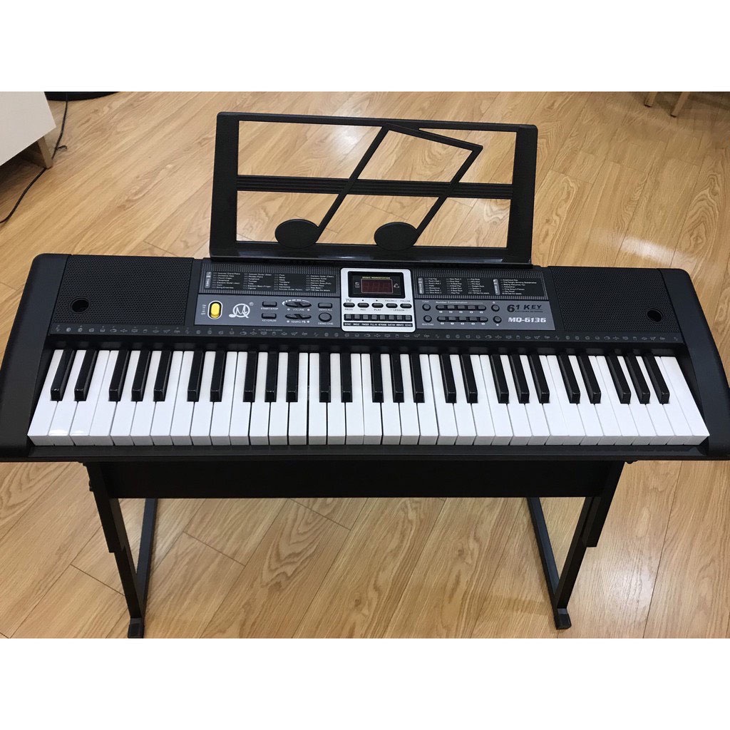 Đàn organ, đàn piano điện tử MQ6136 61 phím cao cấp, phù hợp cho người mới và đang học đàn