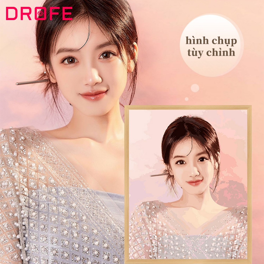 Tranh số hoá DROFE 24/36/48 màu đặt in tùy chỉnh theo yêu cầu cá nhân