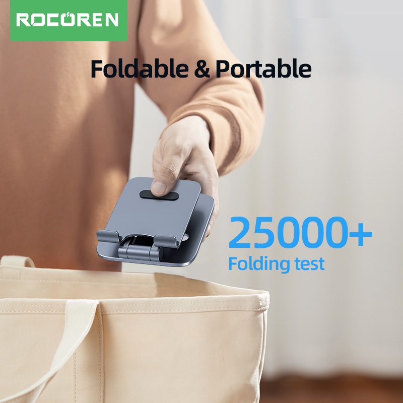 Giá Đỡ Máy Tính Bảng Bằng Nhôm Có Thể Gập Lại Cho iPhone 14 13 iPad Pro Air