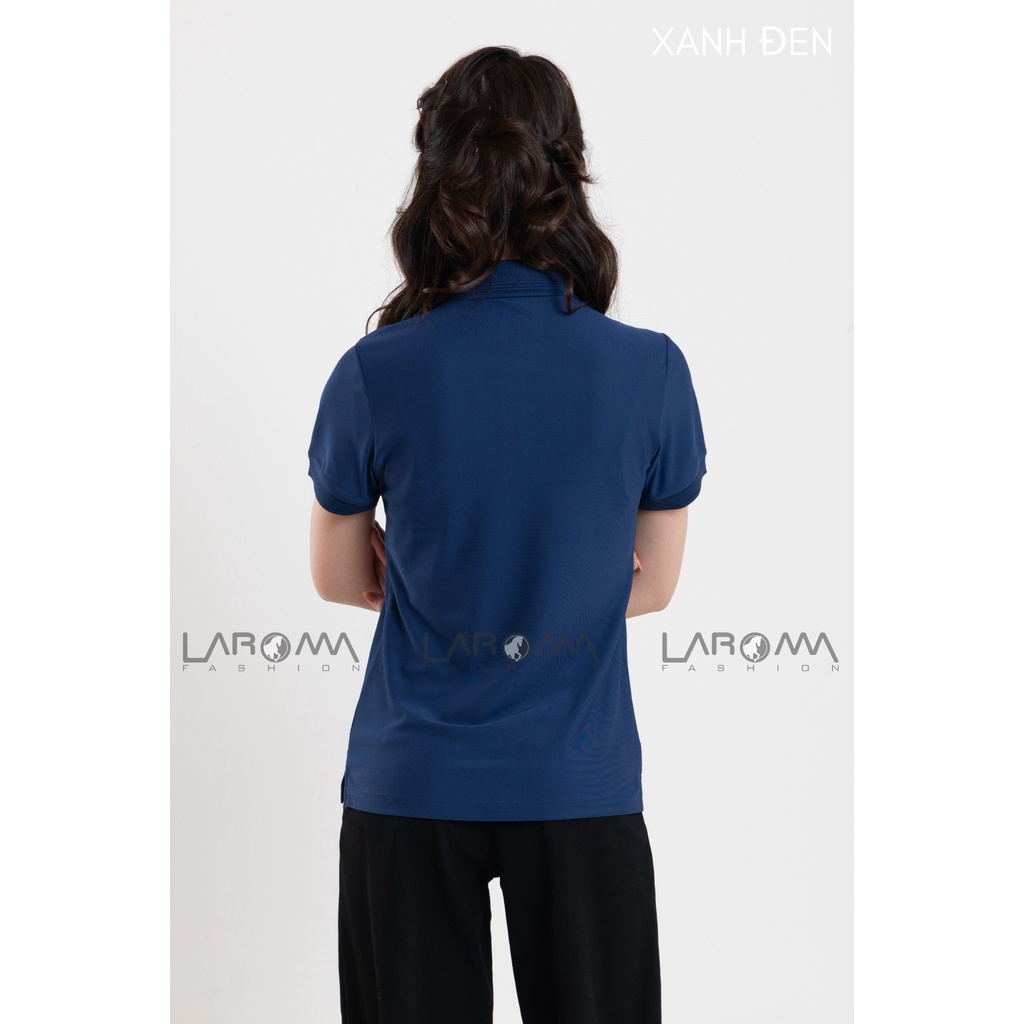 LAROMA Áo polo nữ basic trơn | Vải Coolmax làm mát