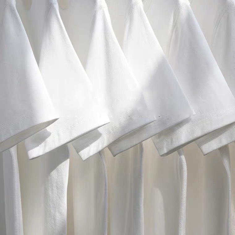 Áo phông áo thun unisex nam nữ màu trắng 100% cotton mềm mịn mùa hè siêu mát đủ size đủ màu đến 3XL