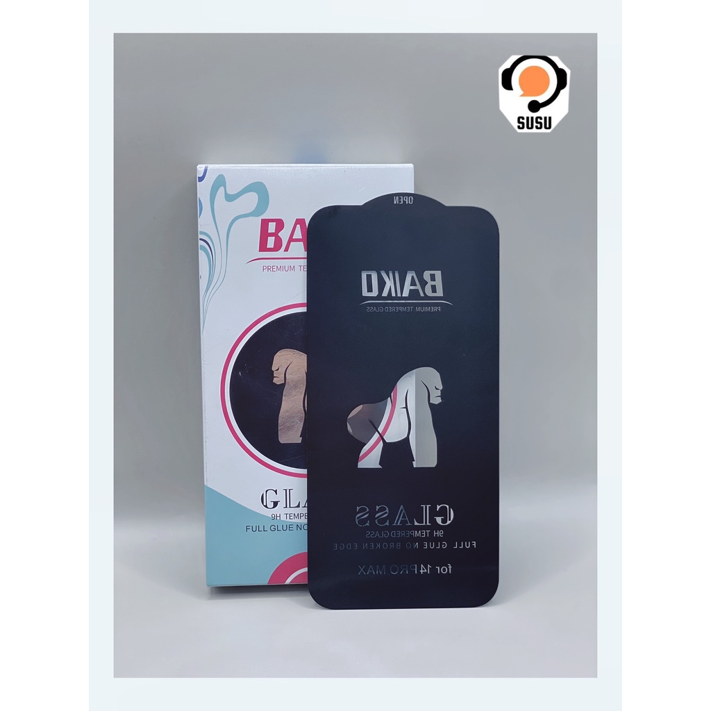 Kính cường lực iphone Kingkong BAIKO Cao cấp Chính hãng siêu mượt, siêu dẻo, chống bụi màng loa cực đỉnh