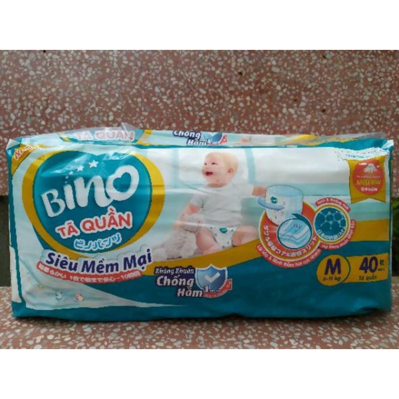 Bỉm/Tã quần Bino size M60  MẪU CHỐNG HĂM