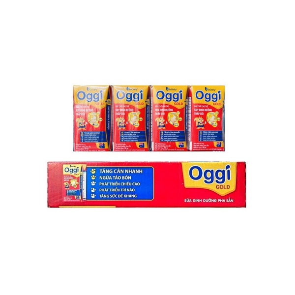 Sữa bột pha sẵn Oggi Suy Dinh Dưỡng Gold 180ml ( thùng 48 hộp )