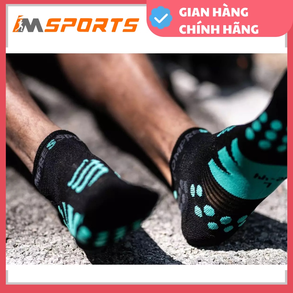 Tất Ngắn Chạy Bộ Compressport Pro Racing Socks V3.0 Run Low ( nhiều màu)